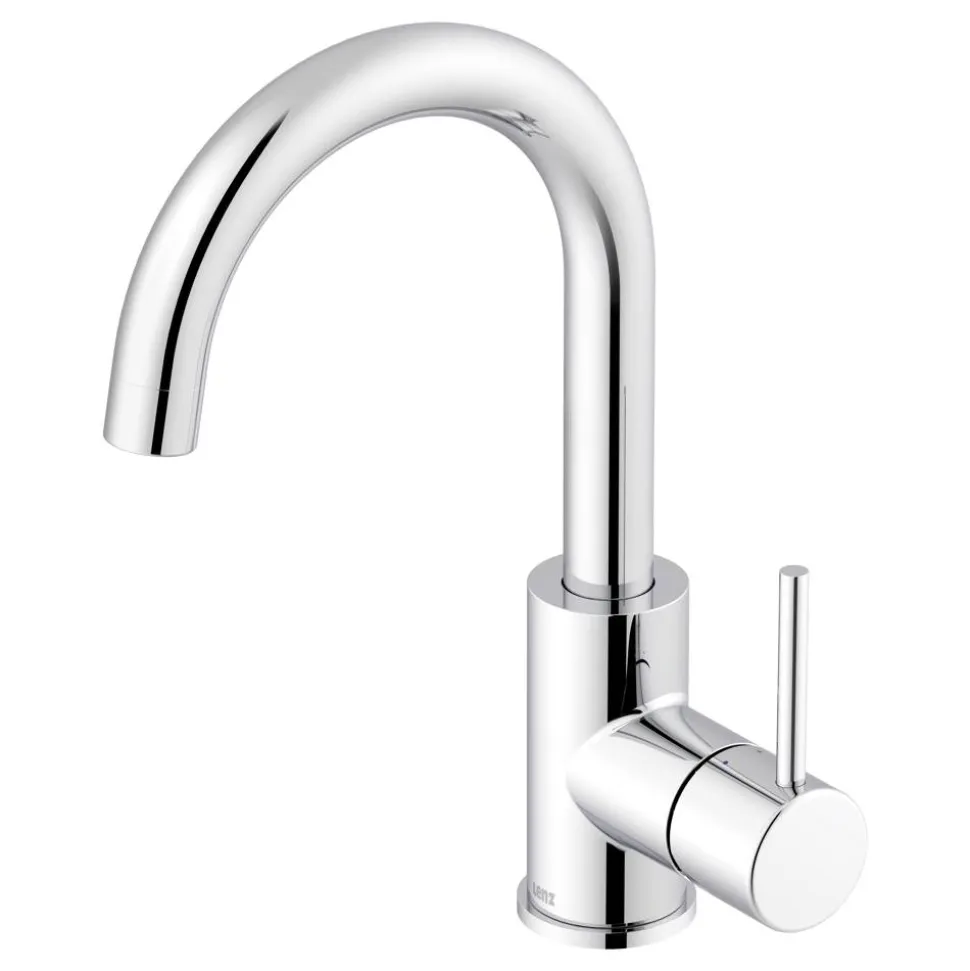 Niederdruck-Waschtischarmatur 'Bow 2' chromfarben 28,2 cm