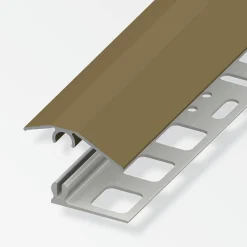Niveauausgleichsprofil-Set 'clipstech®-mini', bronze eloxiert 1000 x 31 mm