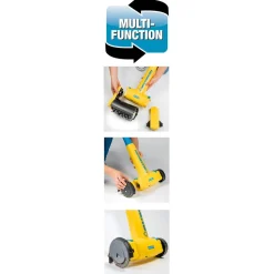 Oberflächenbürste 'MultiBrush Speedcontrol' gelb-blau, flexible Drehzahlregelung