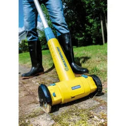 Oberflächenbürste 'MultiBrush Speedcontrol' gelb-blau, flexible Drehzahlregelung