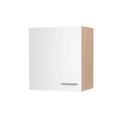 Oberschrank 'Merle' weiß/eichefarben 50 x 56,1 x 34,6 cm