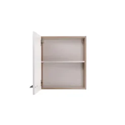 Oberschrank 'Merle' weiß/eichefarben 50 x 56,1 x 34,6 cm