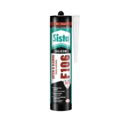 Ofen- und Kaminsilikon 'F106' rot 300 ml