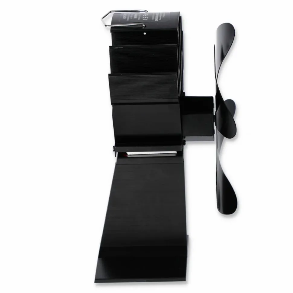 Ofen-Ventilator schwarz 20,5 x 19,3 x 12 cm