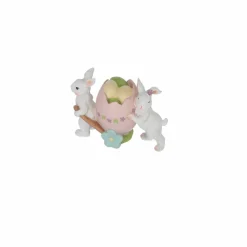 Osterhase Hasen mit Ei 11 cm