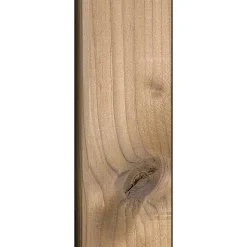 Outdoor-Akustikpaneel 'HydroLine' Thermo-Fichte gehobelte Oberfläche 2400 x 561 x 19 mm