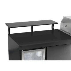 Outdoorküche 'Brigton' schwarz 270 x 68 x 120 cm