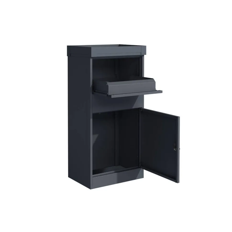 Paketbox 'Piet' anthrazit 50 x 105 x 37 cm