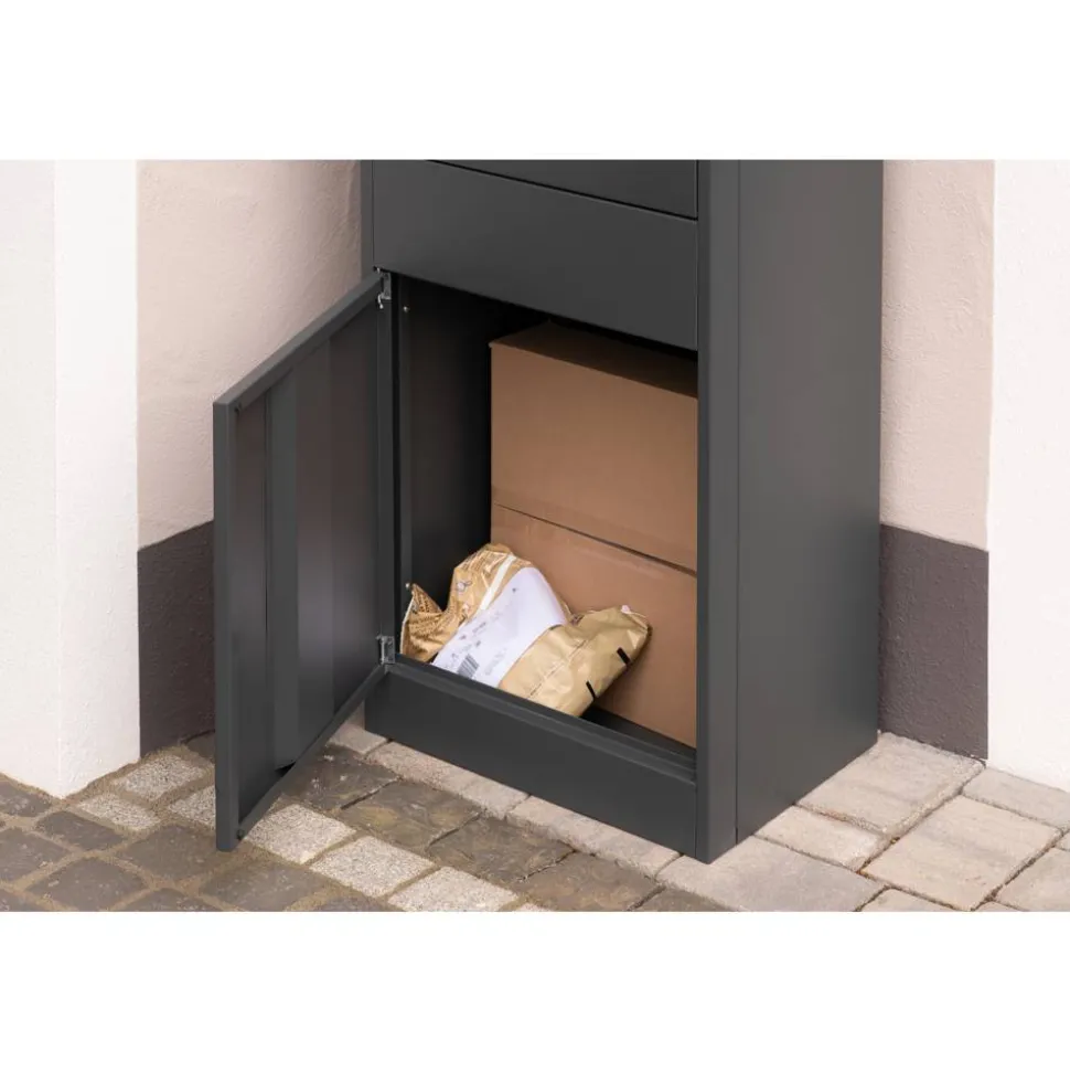 Paketbox 'Piet' anthrazit 50 x 105 x 37 cm