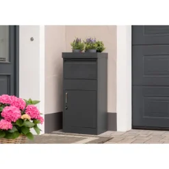 Paketbox 'Piet' anthrazit 50 x 105 x 37 cm