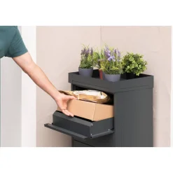 Paketbox 'Piet' anthrazit 50 x 105 x 37 cm