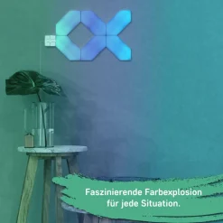 Panelleuchte 'Hexagon' RGBWIC 24 W 12-teilig