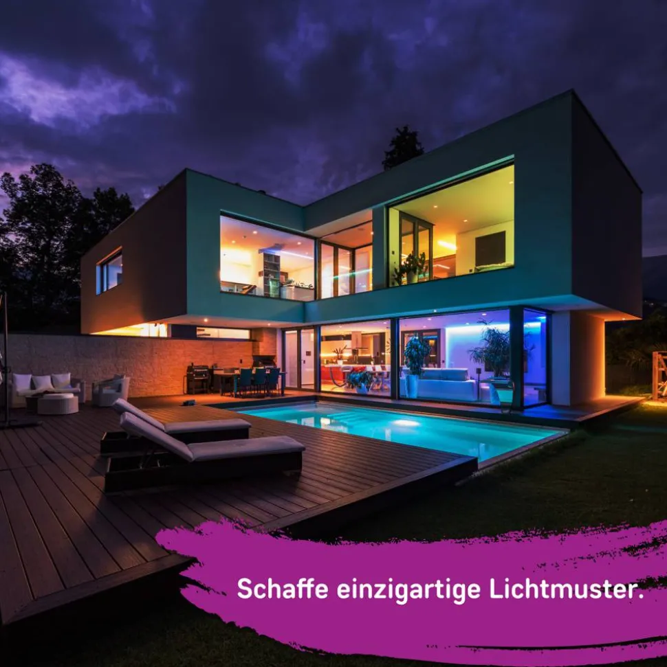 Panelleuchte 'Square' RGBIC 12,5 W 6-teilig