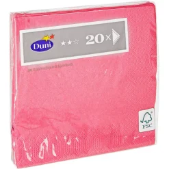 Papierservietten fuchsia 33 x 33 cm 20 Stück