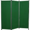 Paravent 3-teilig Bezug Swingtex Polyacryl grün 165 x 171 cm