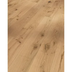 Parkett 'Basic 11-5' Eiche Chianti leicht geweißt lackversiegelt matt 11,5 mm