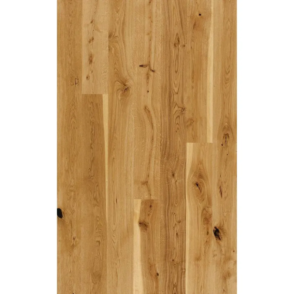 Parkett 'Basic 11-5' Eiche gebürstet braun 11,5 mm