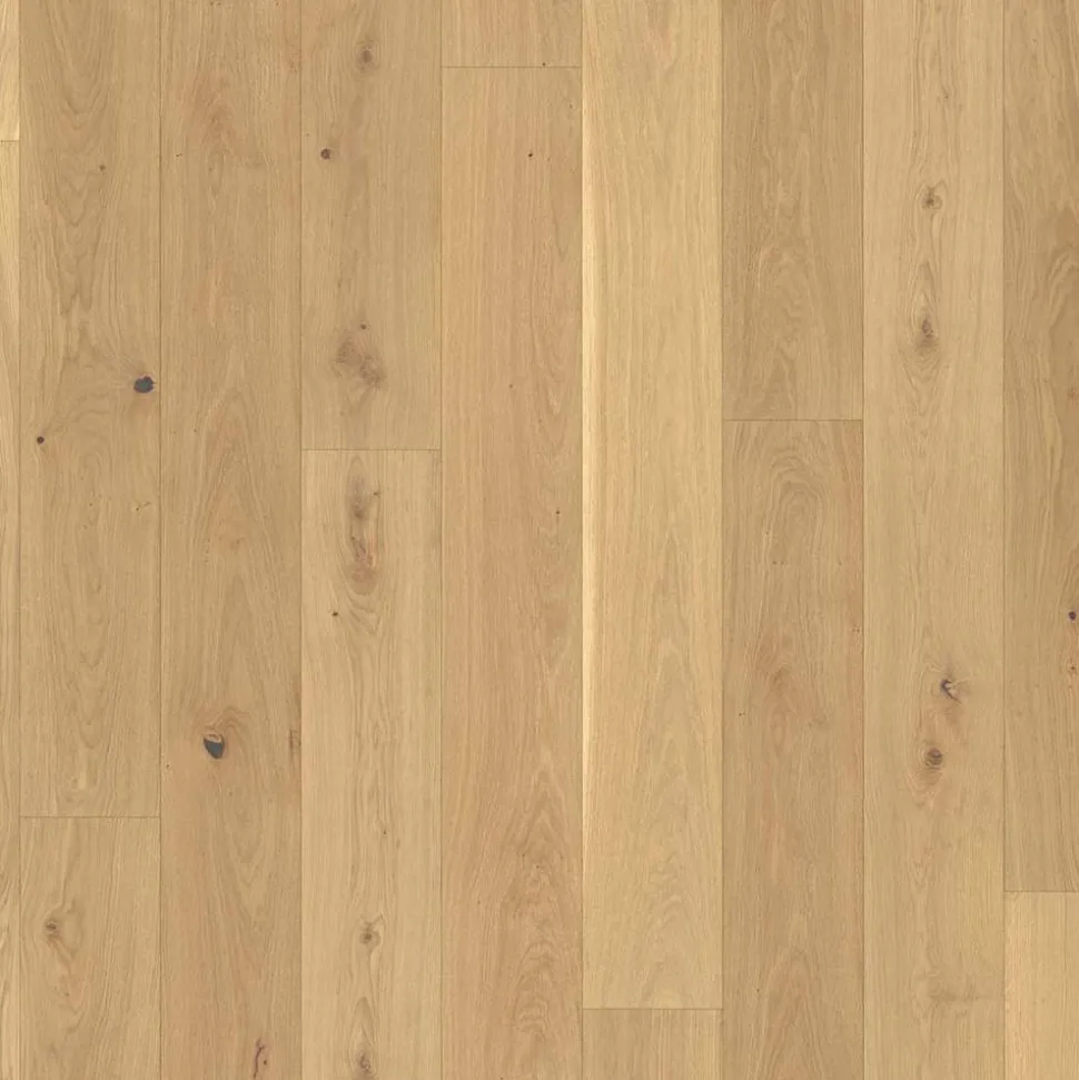 Parkett 'Basic 11-5' Eiche Naturöl weiß 11,5 mm