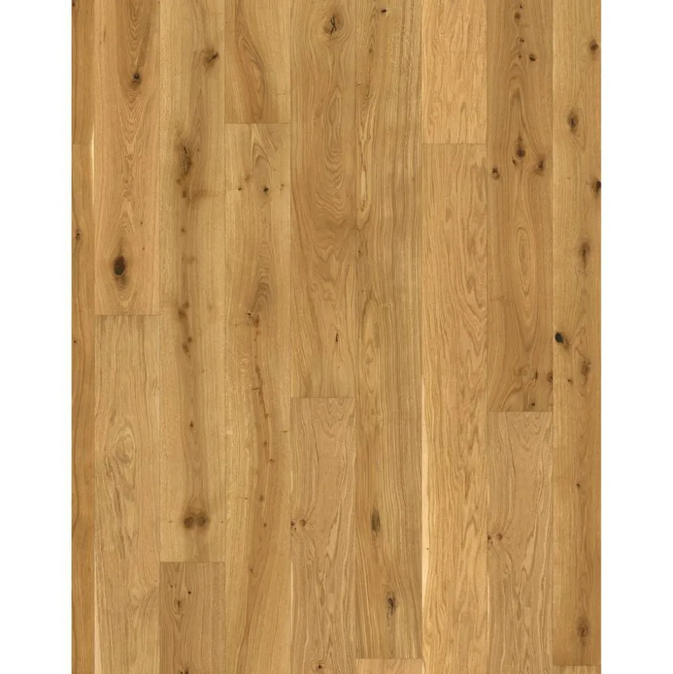 Parkett 'Basic 11-5' Eiche Rustikal gebürstet naturgeölt 11,5 mm