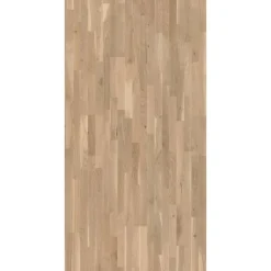 Parkett 'Basic 11-5' Eiche weiß matt weiß 11,5 mm