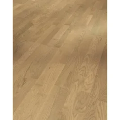 Parkett 'Classic 3025' Eiche Malbec geweißt lackversiegelt matt hellbraun 13 mm
