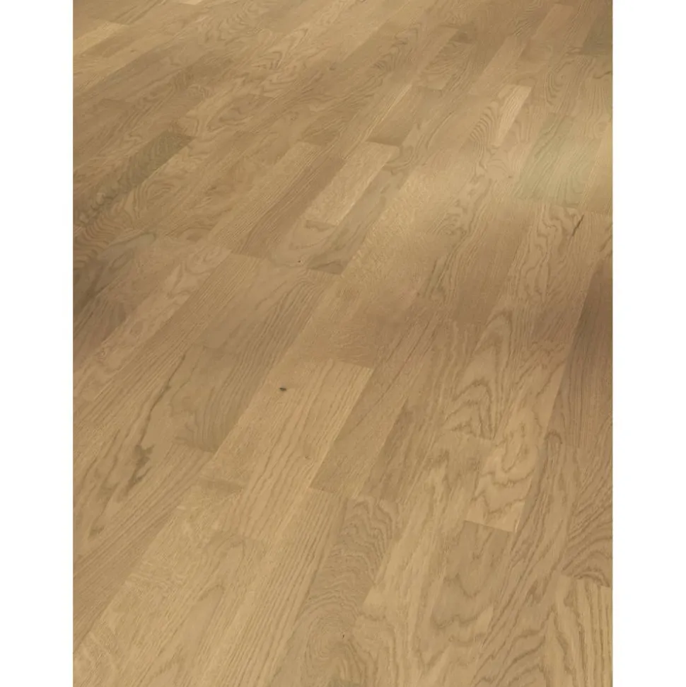 Parkett 'Classic 3025' Eiche Malbec geweißt lackversiegelt matt hellbraun 13 mm