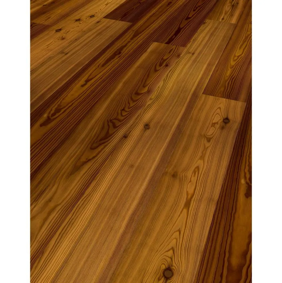 Parkett 'Classic 3060' Lärche kerngeräuchert naturgeölt plus braun 13 mm