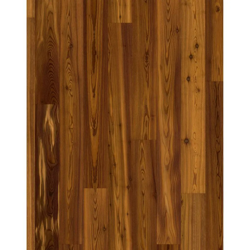 Parkett 'Classic 3060' Lärche kerngeräuchert naturgeölt plus braun 13 mm
