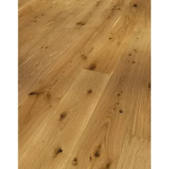 Parkett 'Expressive' Eiche naturgeölt braun 13 mm