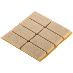 Parkettgleiter braun 2 x 4 cm 8 Stück