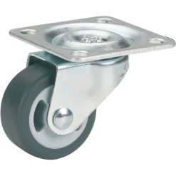 Parkett-Lenkrolle mit Platte 30 mm