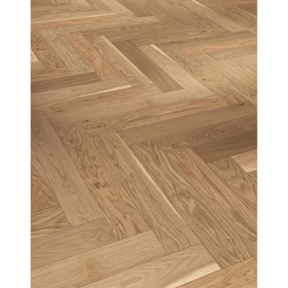 Parkett 'Trendtime 3 Living' Eiche cream lackversiegelt matt hellbraun 10,5 mm