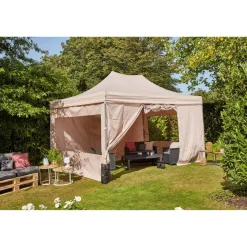 Pavillon 'Allrounder' grau 300 x 450 cm