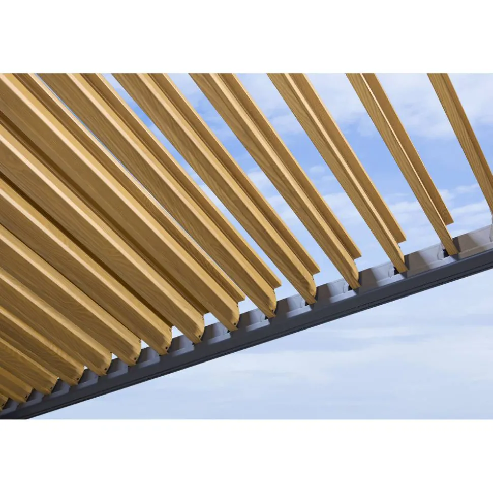 Pavillon 'Daphne' grau/braun 290 x 290 x 240 cm