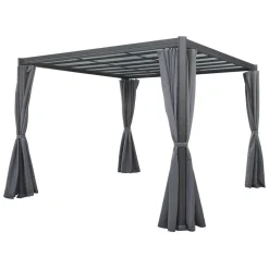 Pavillon 'Eva' grau 300 x 382 x 226 cm