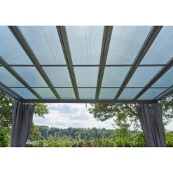 Pavillon 'Eva' grau 300 x 382 x 226 cm