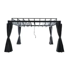 Pavillon 'Eva' grau 300 x 382 x 226 cm