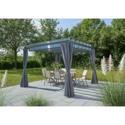 Pavillon 'Eva' grau 300 x 382 x 226 cm