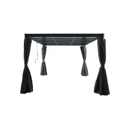 Pavillon 'Eva' grau 300 x 382 x 226 cm