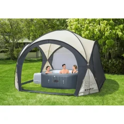 Pavillon 'Lay-Z-Spa' beige 390 x 390 x 255 cm