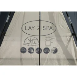 Pavillon 'Lay-Z-Spa' beige 390 x 390 x 255 cm