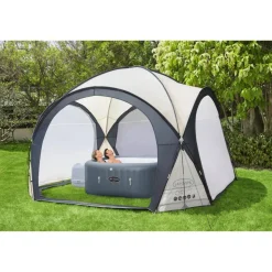 Pavillon 'Lay-Z-Spa' beige 390 x 390 x 255 cm