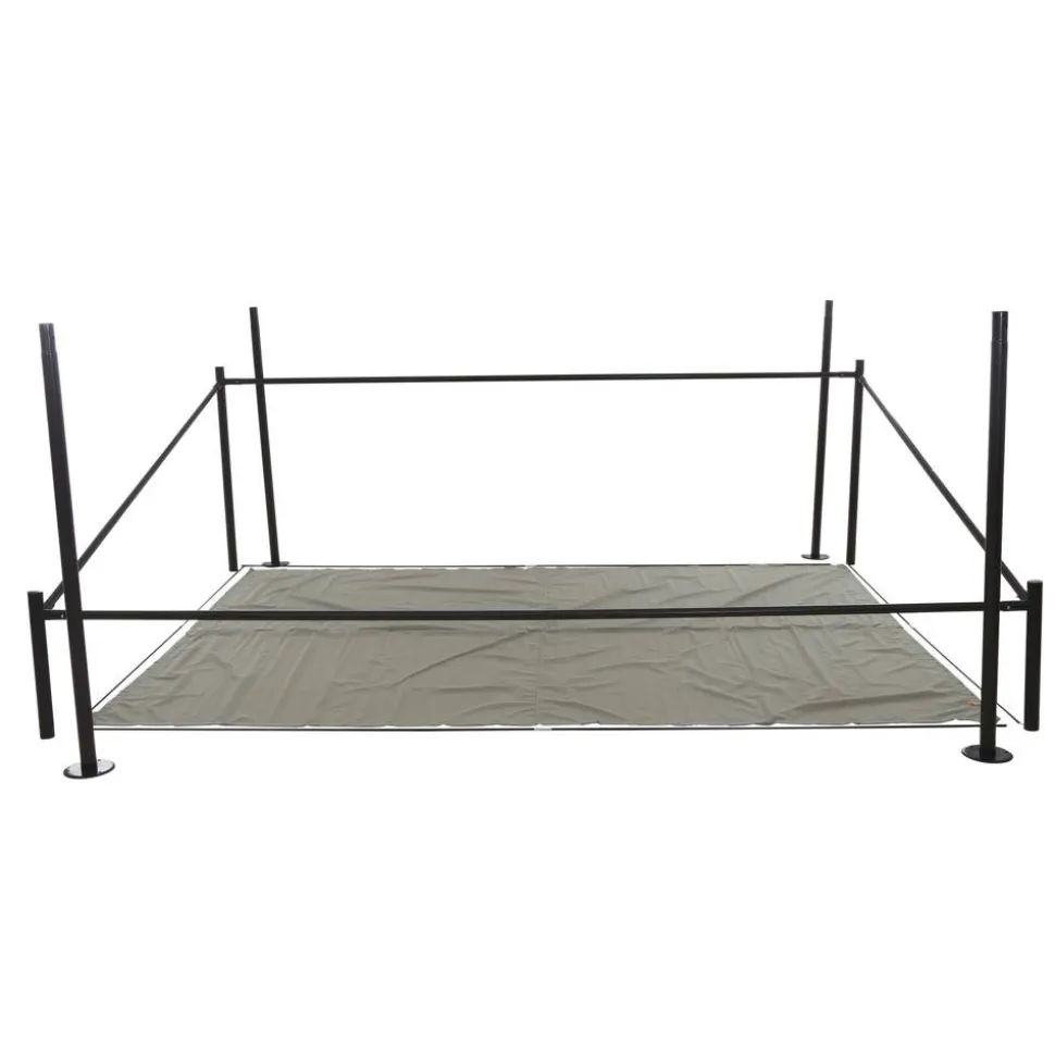 Pavillon 'Levino' hellgrau 300 x 400 cm