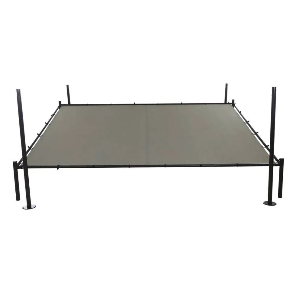 Pavillon 'Levino' hellgrau 300 x 400 cm