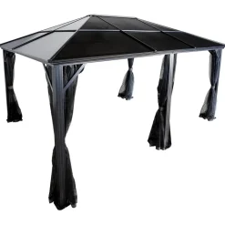 Pavillon 'Meridien 12 x 16' anthrazit 365 x 485 x 270 cm