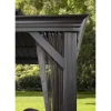 Pavillon 'Messina 10 x 12' anthrazit 298 x 363 x 291 cm