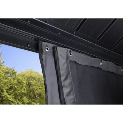 Pavillon 'Messina 10 x 12' anthrazit 298 x 363 x 291 cm