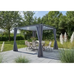 Pavillon 'Eva' grau 300 x 300 x 226 cm