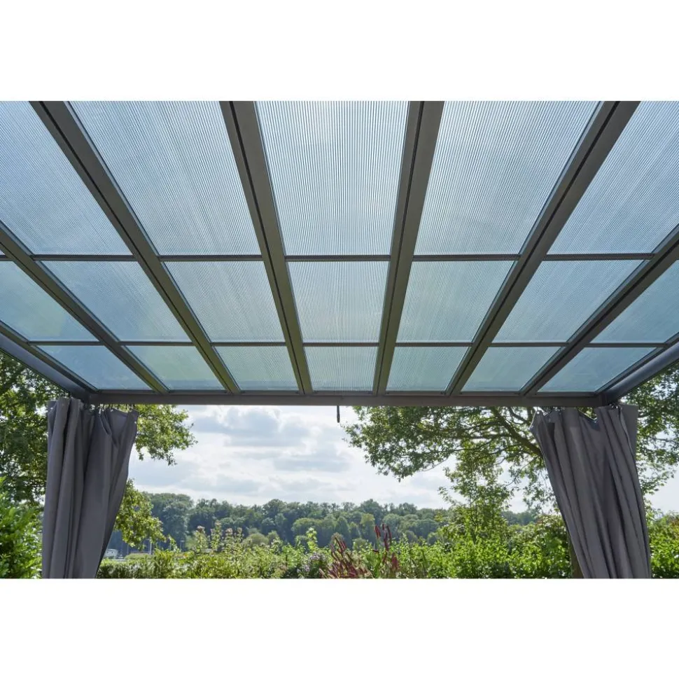 Pavillon 'Eva' grau 300 x 300 x 226 cm