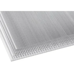 PC-Hohlkammerplatte transparent 200 x 105 x 0,45 cm